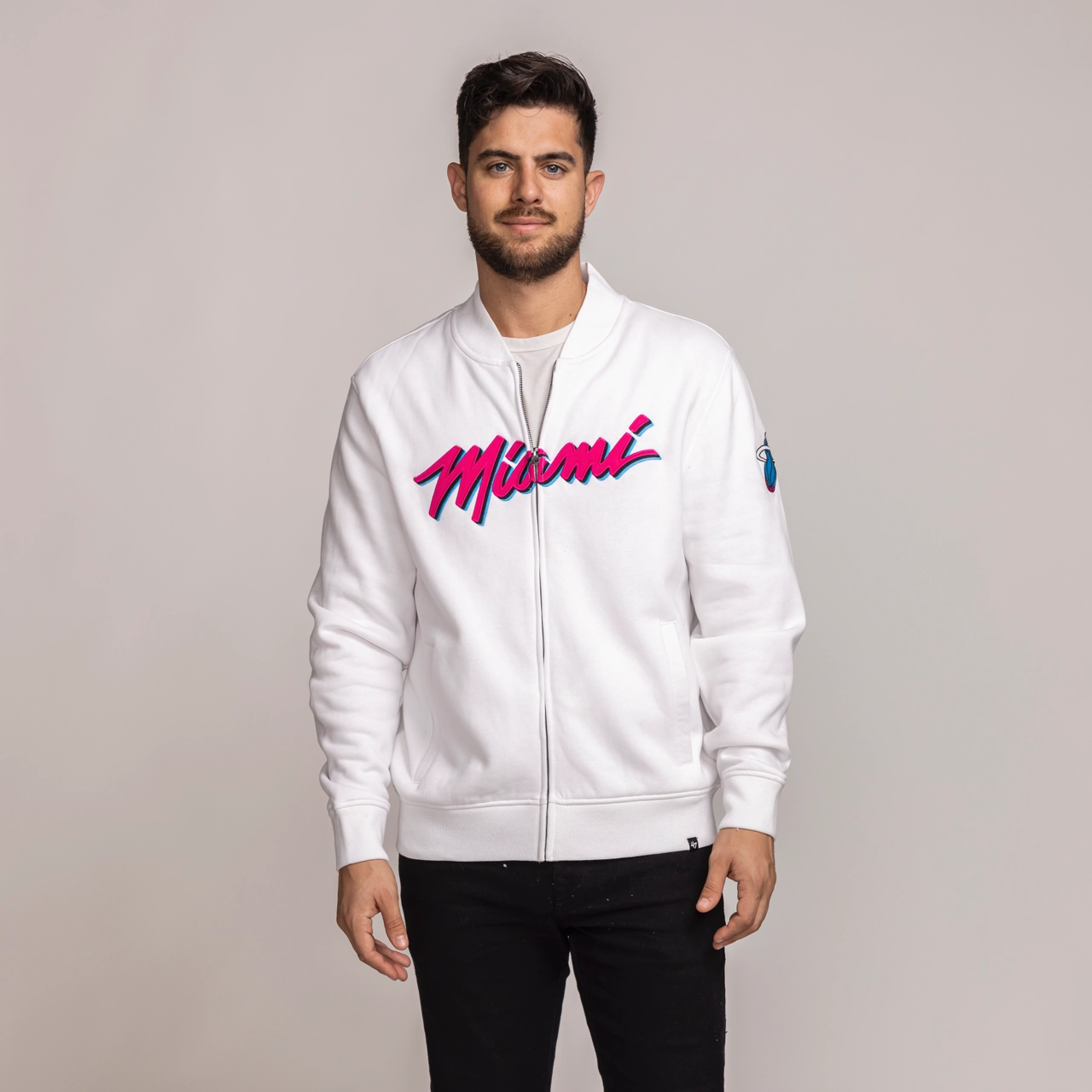 '47 Brand Miami HEAT Original Vice Camden Track Jacket