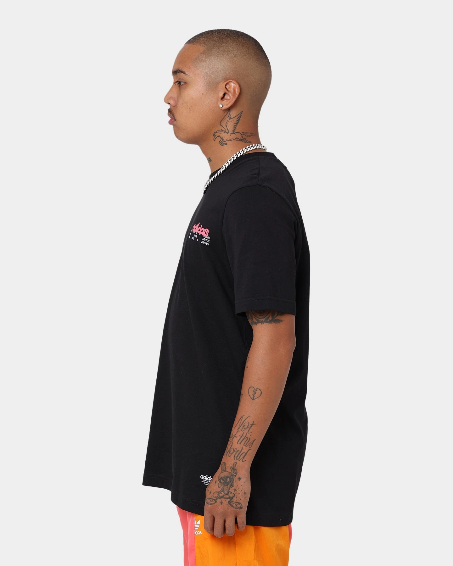 Adidas Behind T-Shirt Black/Turbo