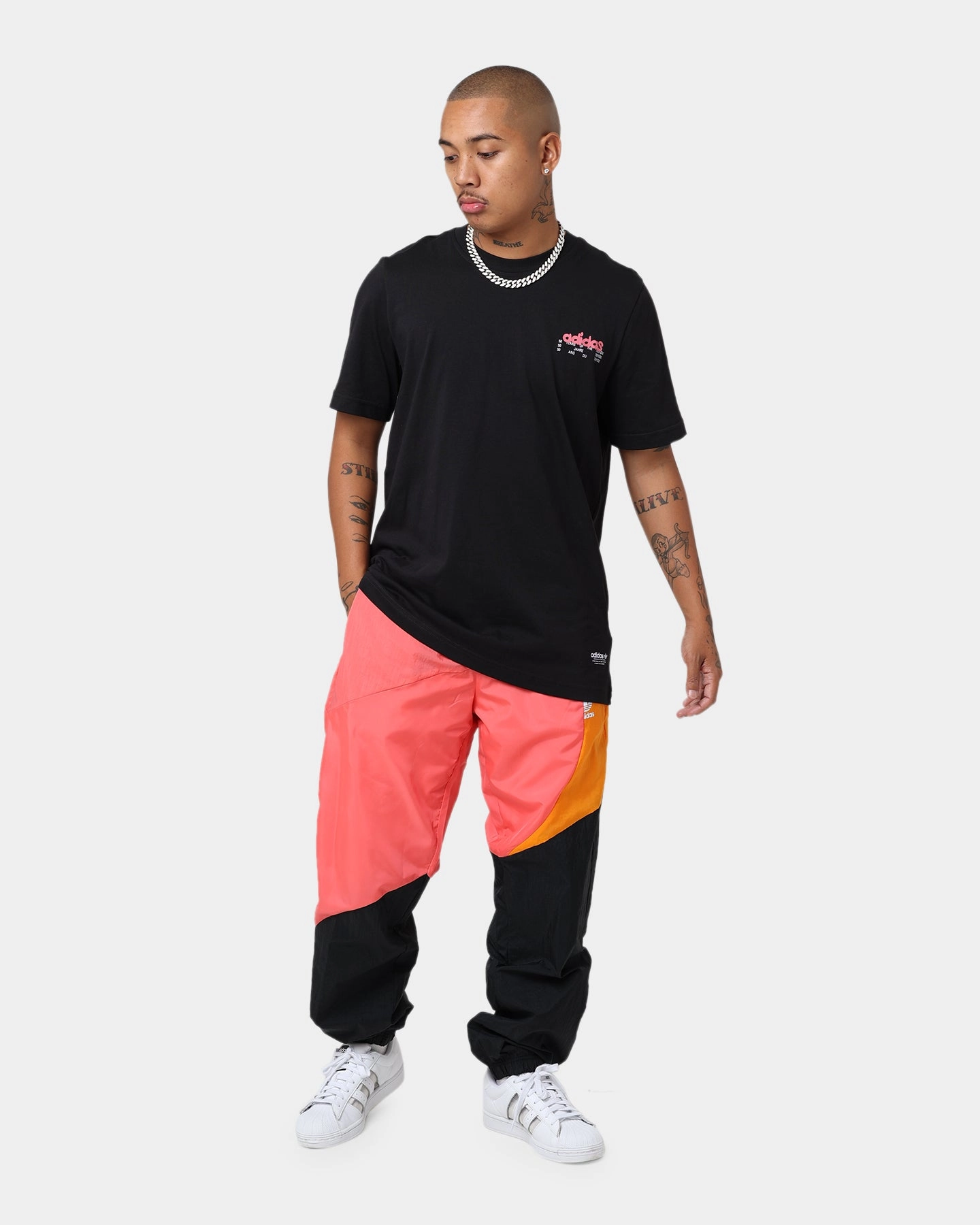Adidas Behind T-Shirt Black/Turbo