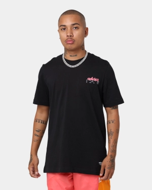 Adidas Behind T-Shirt Black/Turbo