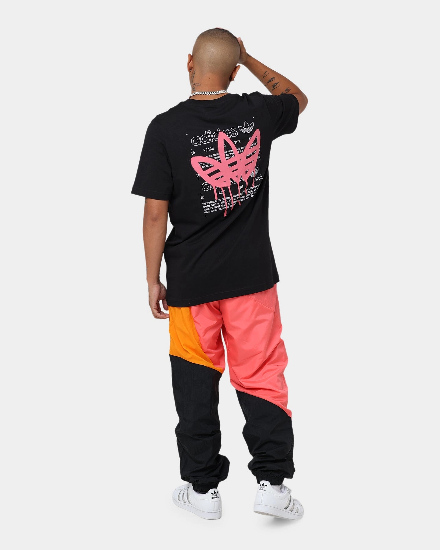 Adidas Behind T-Shirt Black/Turbo