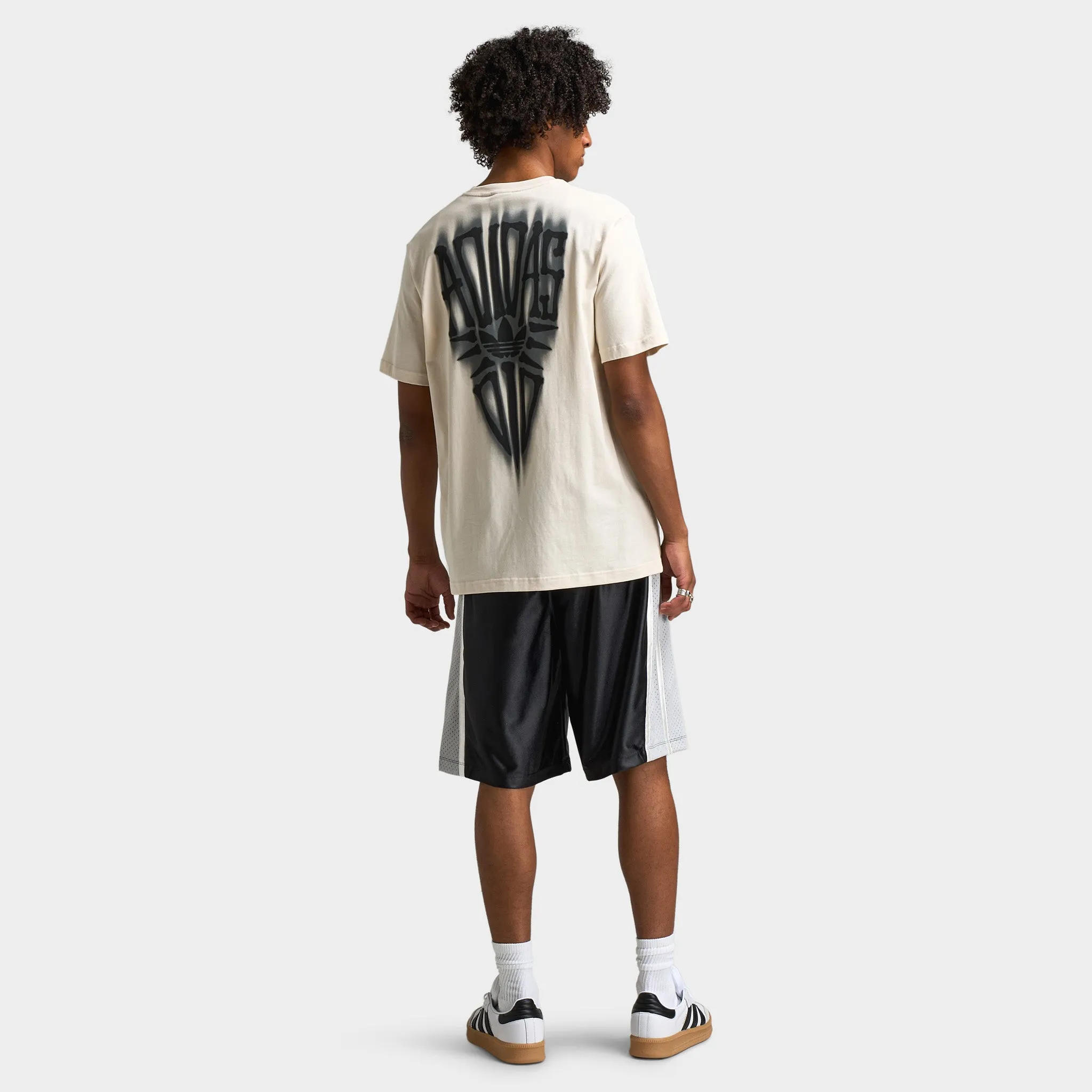 adidas Skeleton Graphic T-Shirt / Wonder White