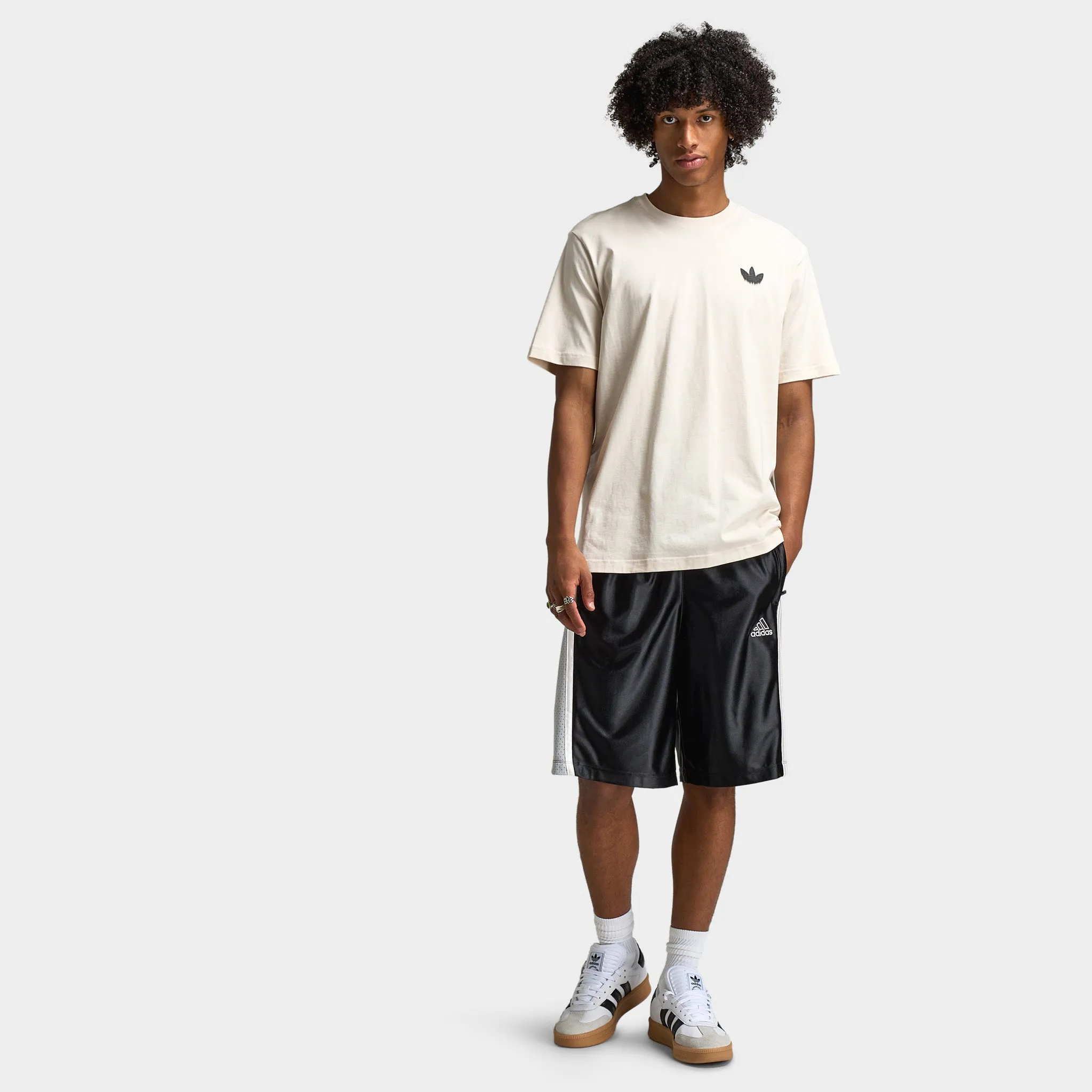 adidas Skeleton Graphic T-Shirt / Wonder White