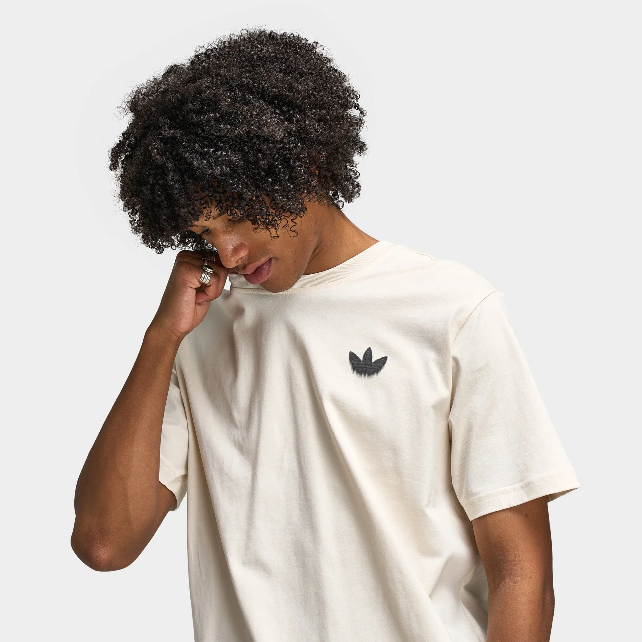 adidas Skeleton Graphic T-Shirt / Wonder White