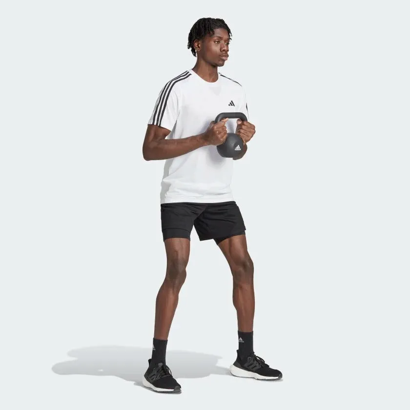 adidas Train Essentials 3-Stripes Men's Training Tee