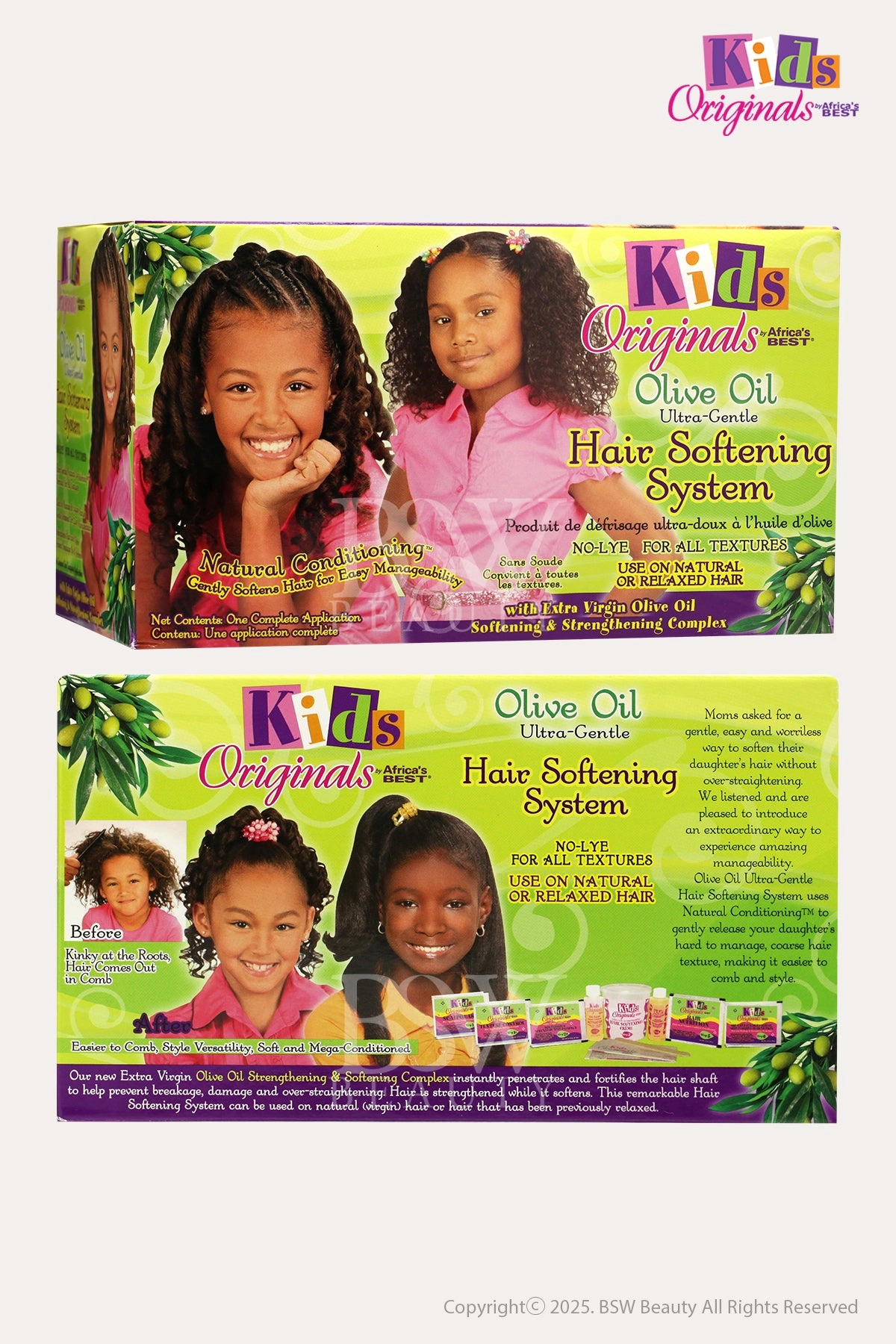 AFRICA'S BEST KIDS ORIGINALS HAIR SOFTENING SYSTEM KIT