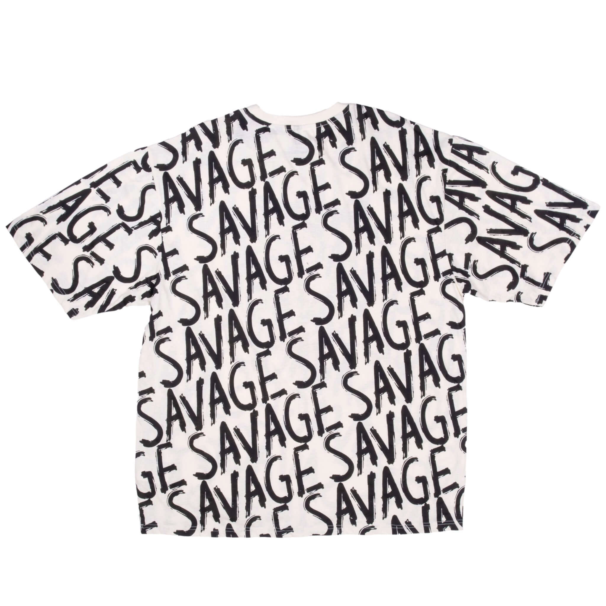 ALL OVER PRINT TIGER SAVAGE SOUTHPOLE TEE SHIRT 2XL DEADSTOCK NOS