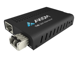 Axiom Mini - Fiber media converter - 1GbE - over CAT 6a - 10GBase-ER, 10GBase-T - RJ-45 / LC single-mode - up to 24.9 miles - AXG99353