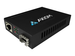 Axiom POE (PSE) Series - Fiber media converter - 100Mb LAN - over CAT 5e/6 - 10Base-T, 100Base-TX, 100Base-FX - RJ-45 / SFP (mini-GBIC) AXG99744