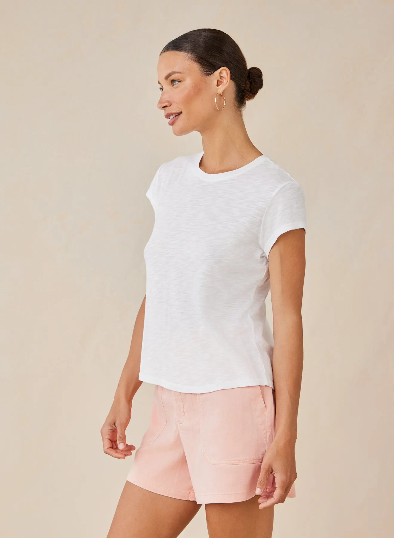 Baby Crew Tee - White