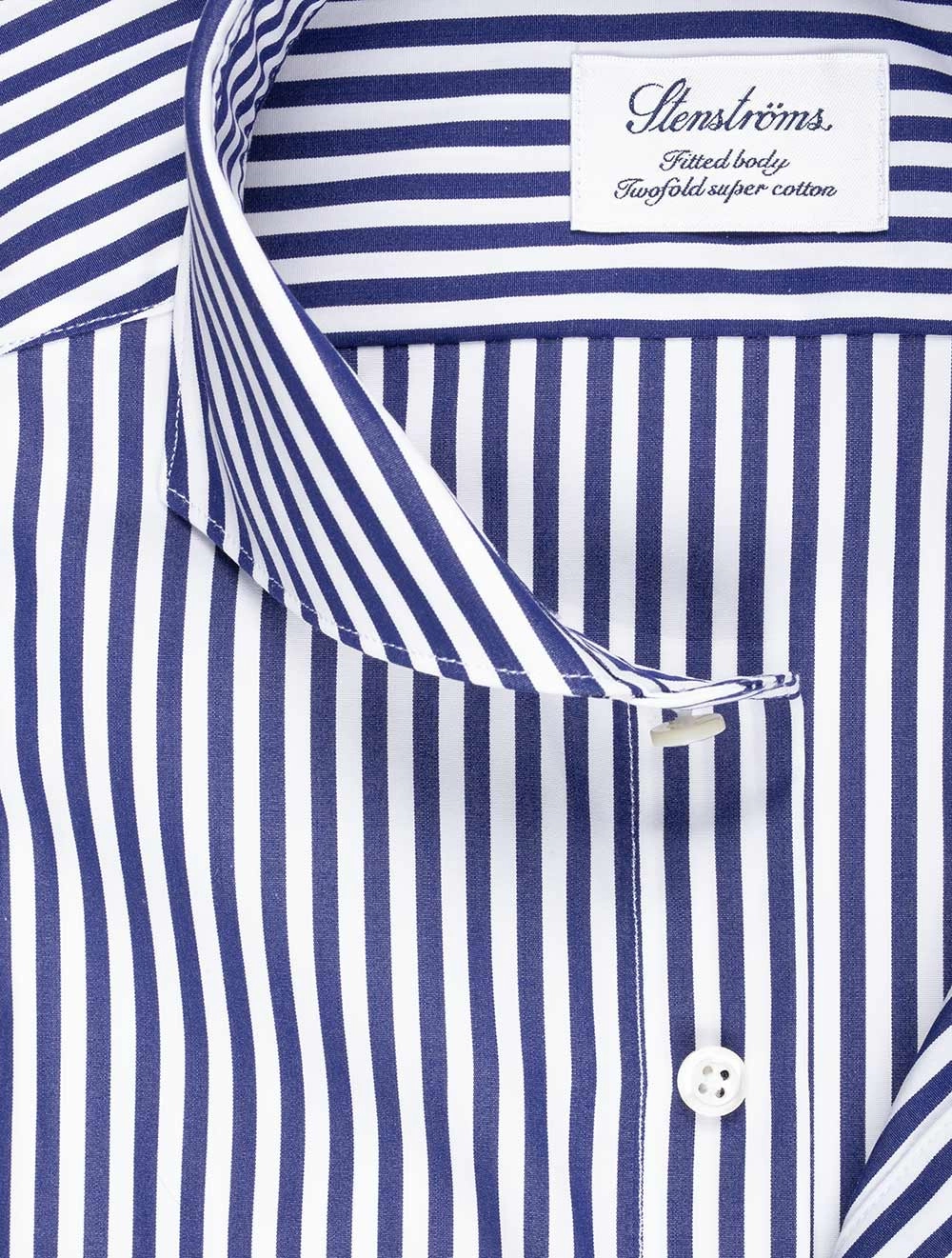 Barstripe Fitted Body Shirt Navy