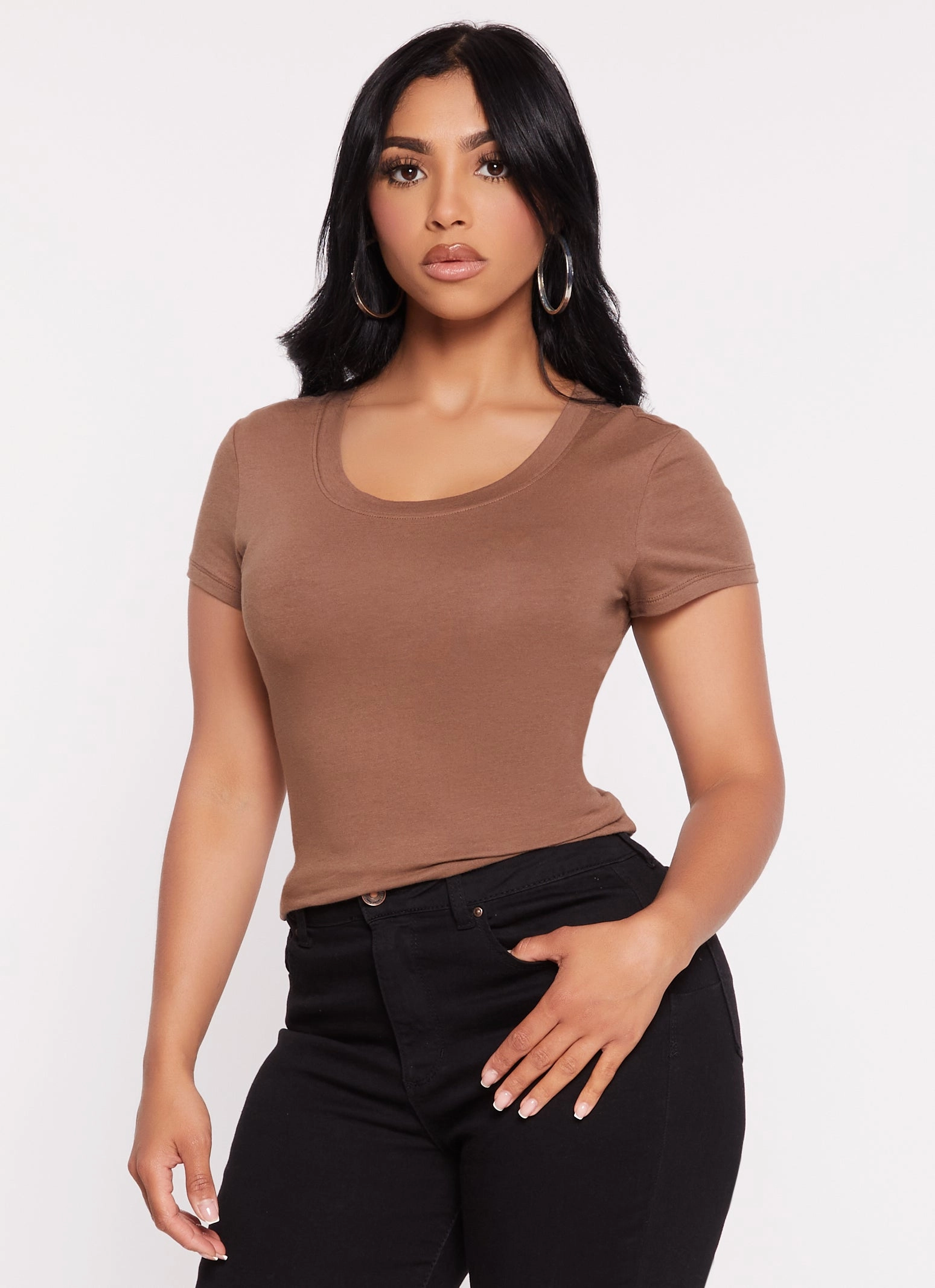 Basic Crew Neck T Shirt