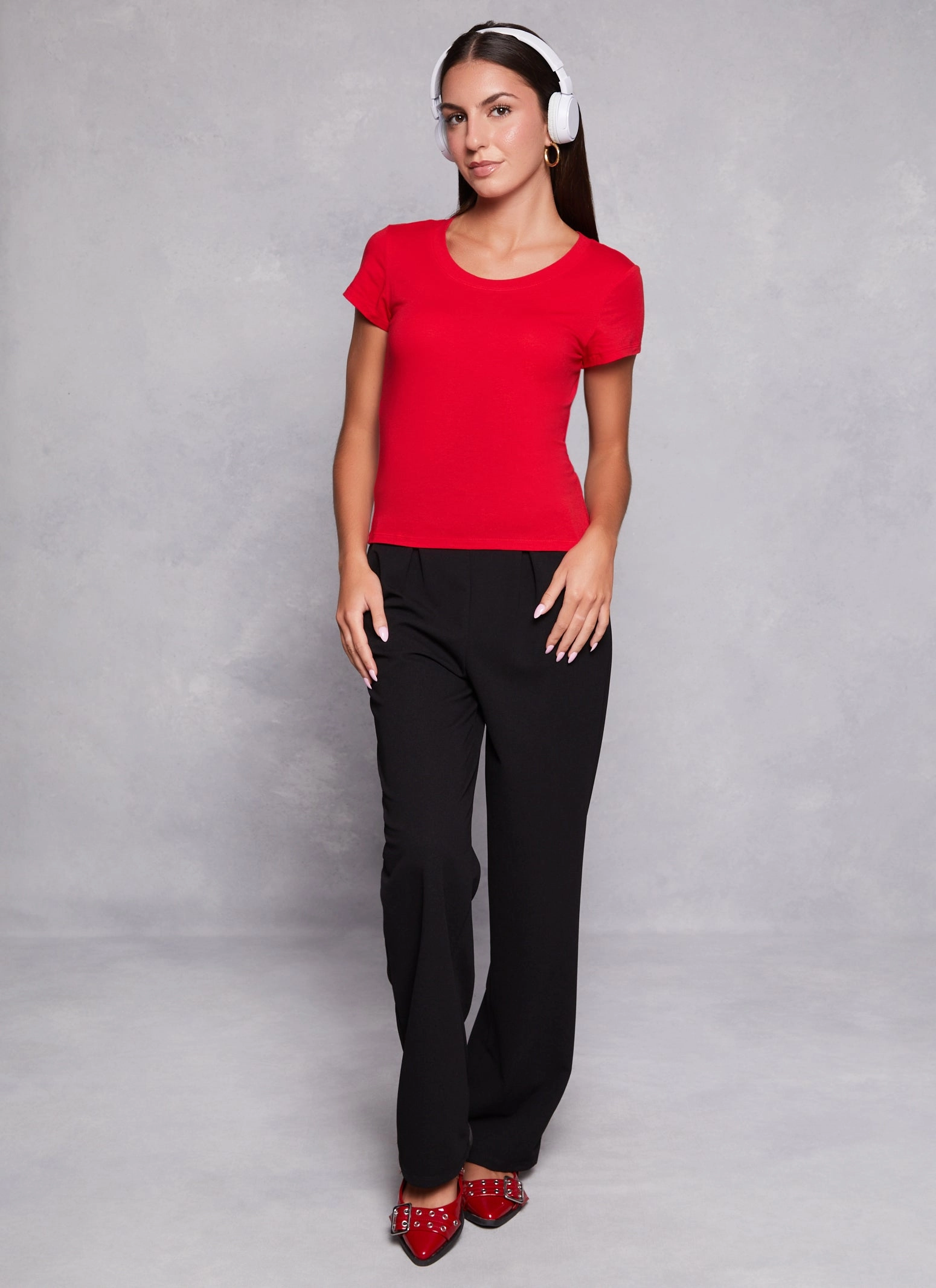 Basic Crew Neck T Shirt