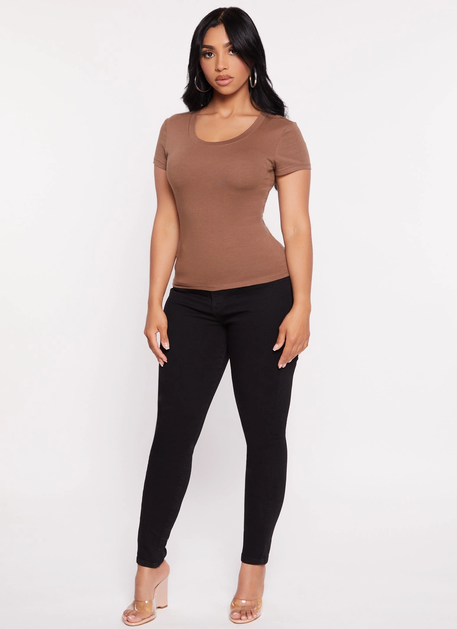 Basic Crew Neck T Shirt