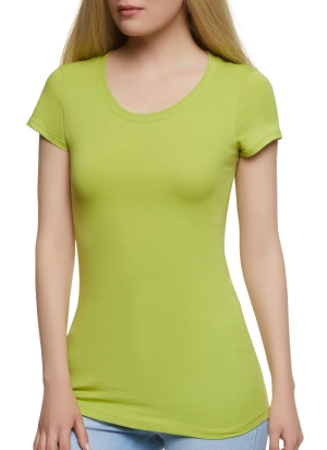 Basic Scoop Neck Tee