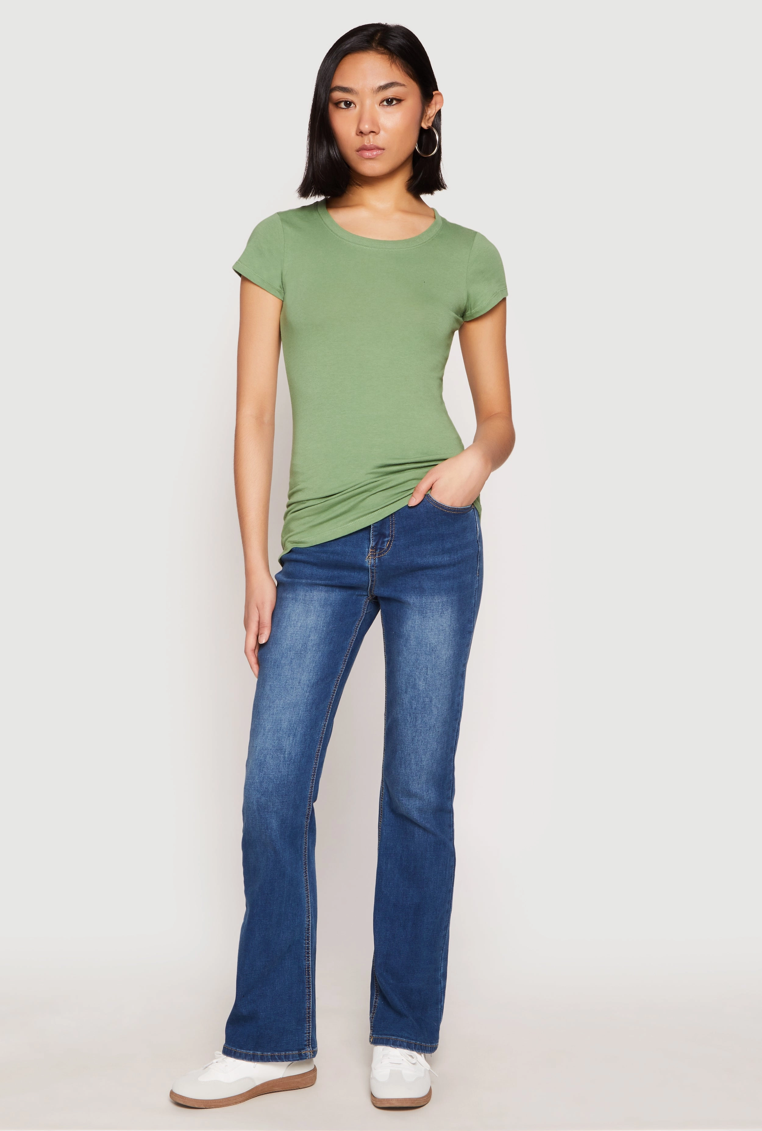 Basic Scoop Neck Tee