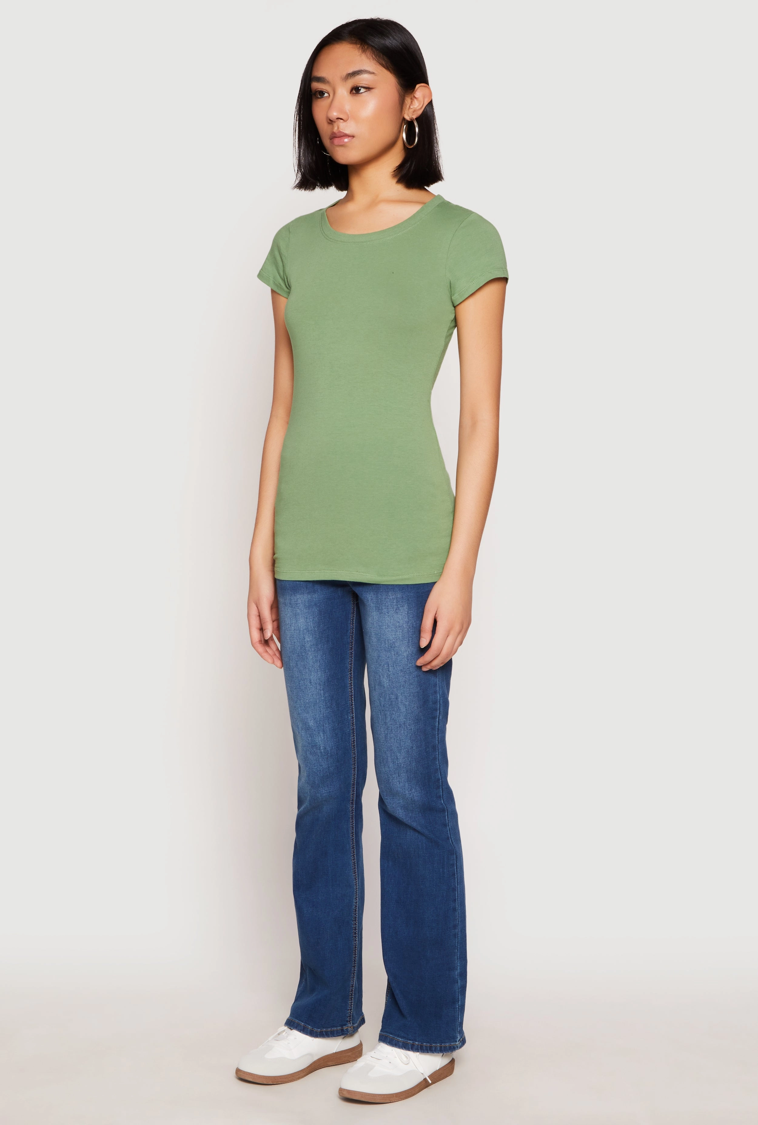 Basic Scoop Neck Tee