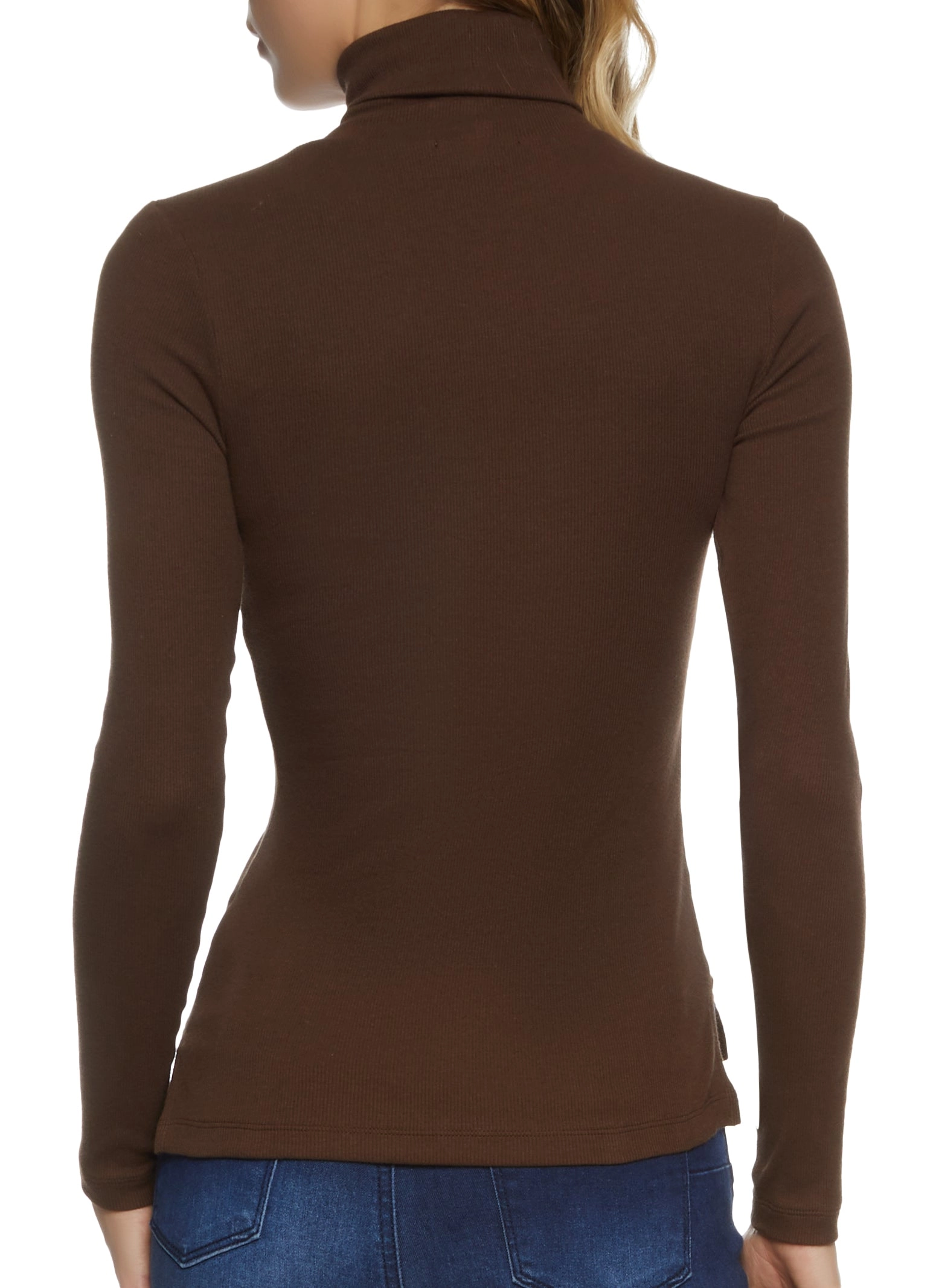 Basic Turtleneck Long Sleeve Top