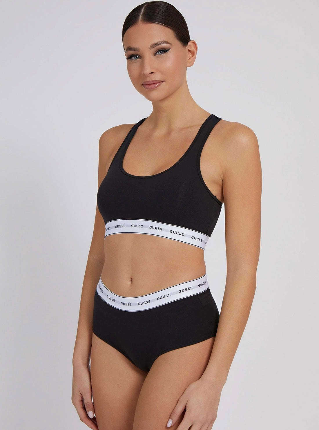 Black Carrie Logo Culotte Briefs