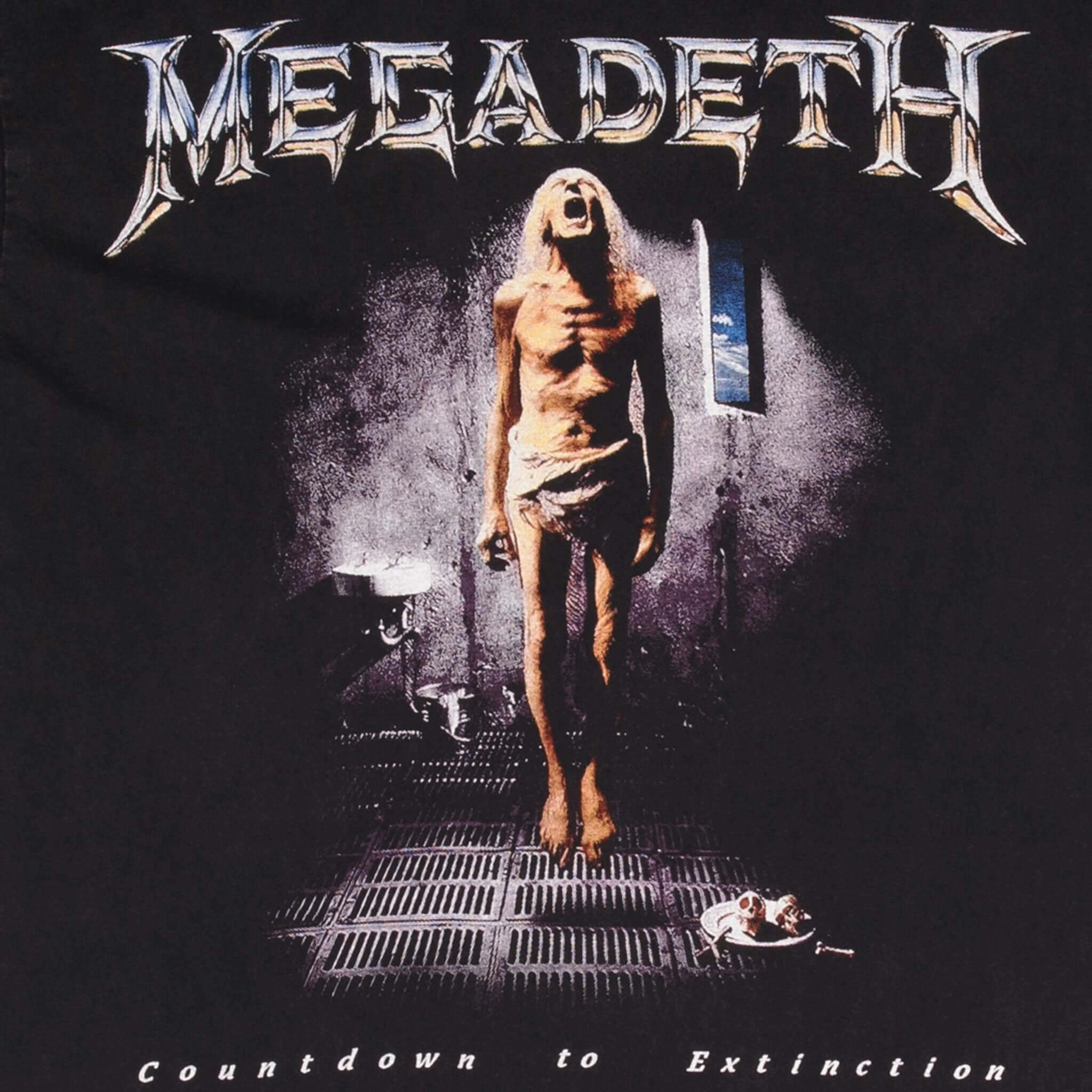 BOOTLEG MEGADETH COUNTDOWN TO EXTINCTION TEE SHIRT SIZE XL MADE IN USA