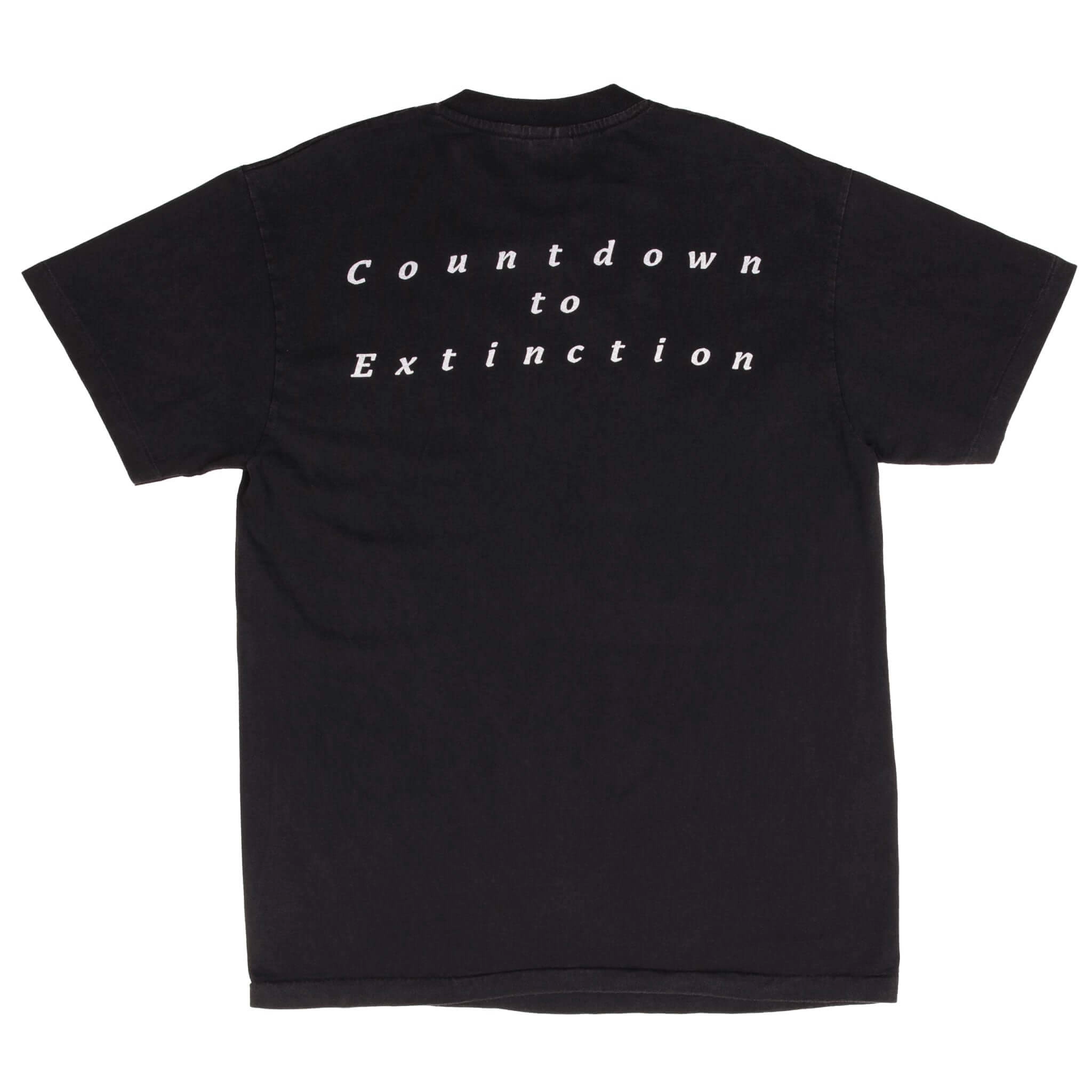 BOOTLEG MEGADETH COUNTDOWN TO EXTINCTION TEE SHIRT SIZE XL MADE IN USA