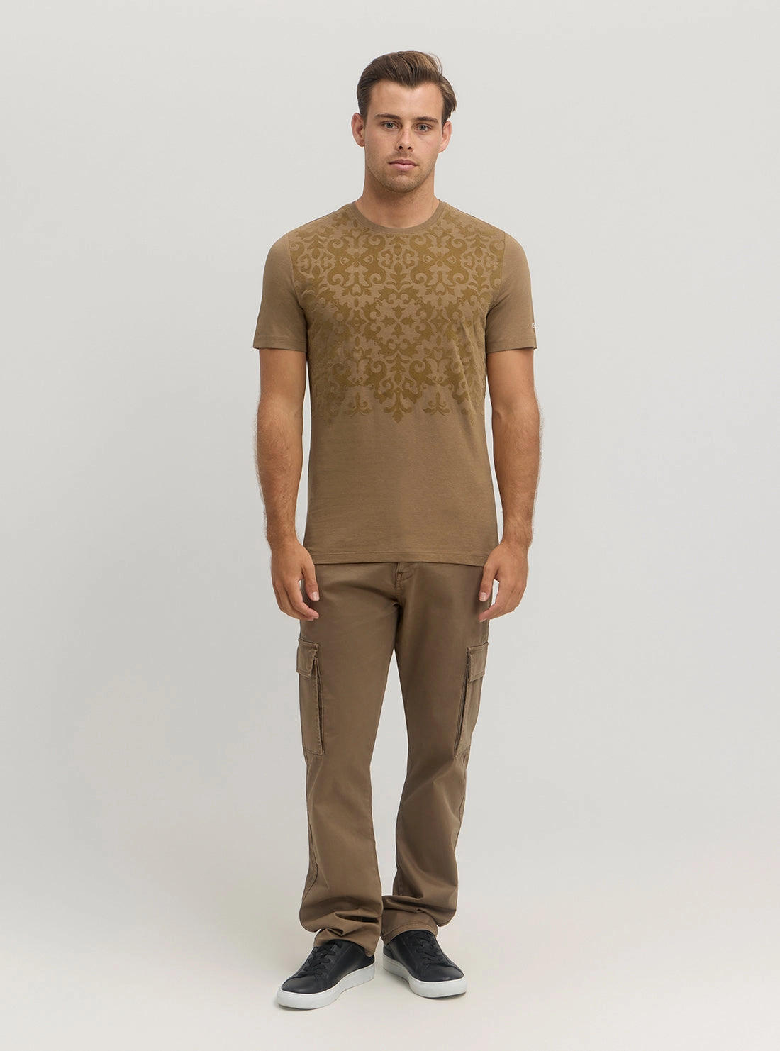 Brown Flock T-Shirt
