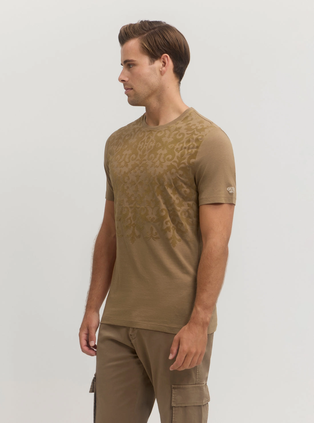 Brown Flock T-Shirt