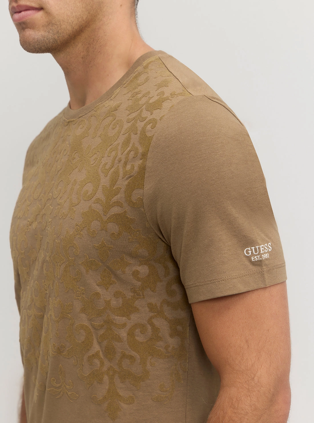 Brown Flock T-Shirt