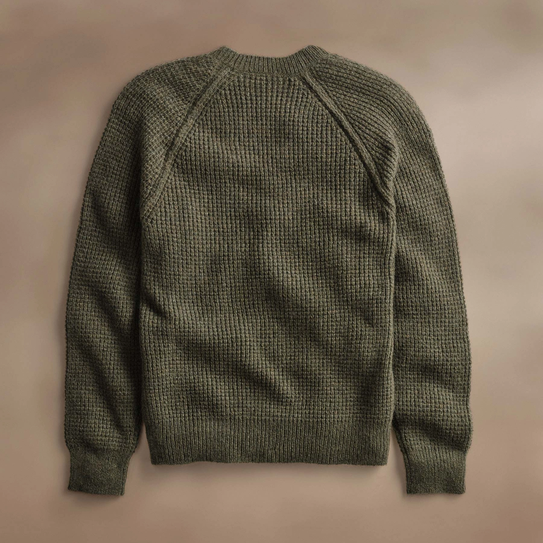 Cashmere Knit Raglan Crew - Fir