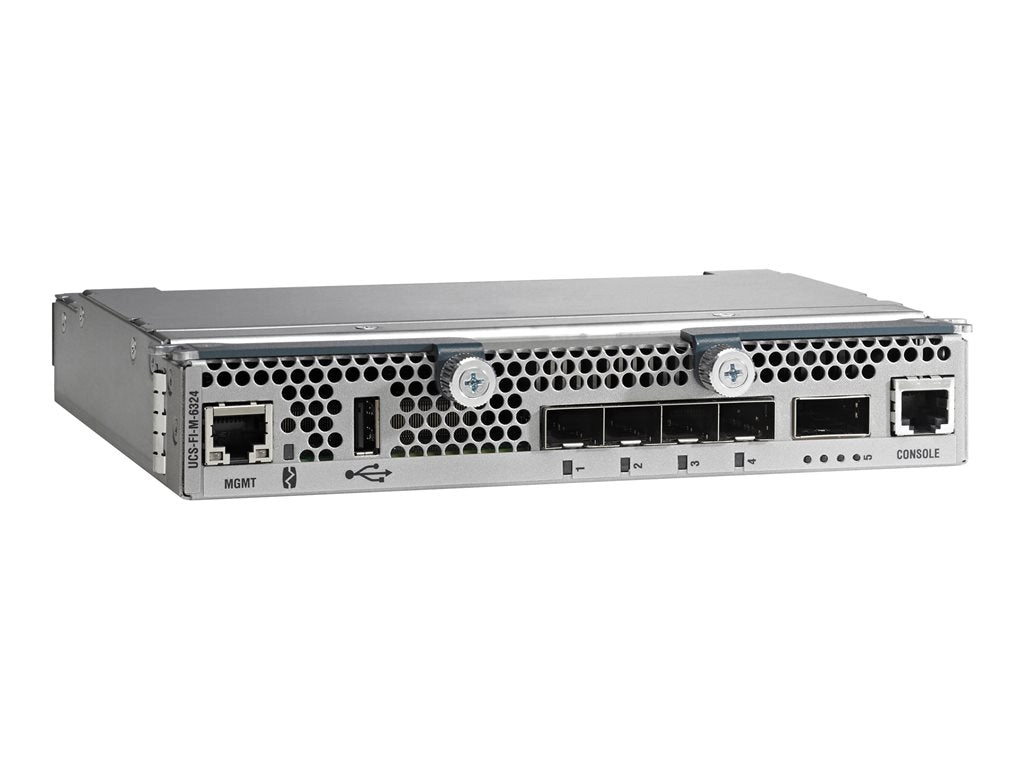 Cisco UCS 6324 Fabric Interconnect - Switch - managed - 4 x 1 Gigabit / 10 Gigabit / 8 Gb Fiber Channel / FCoE SFP    1 x 40Gb UCS-FI-M-6324  =
