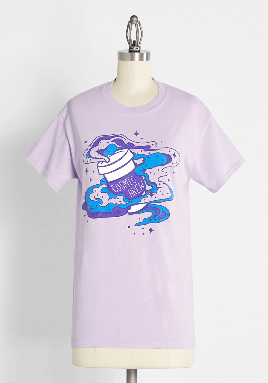 Cosmic Morning Brew Graphic Tee
