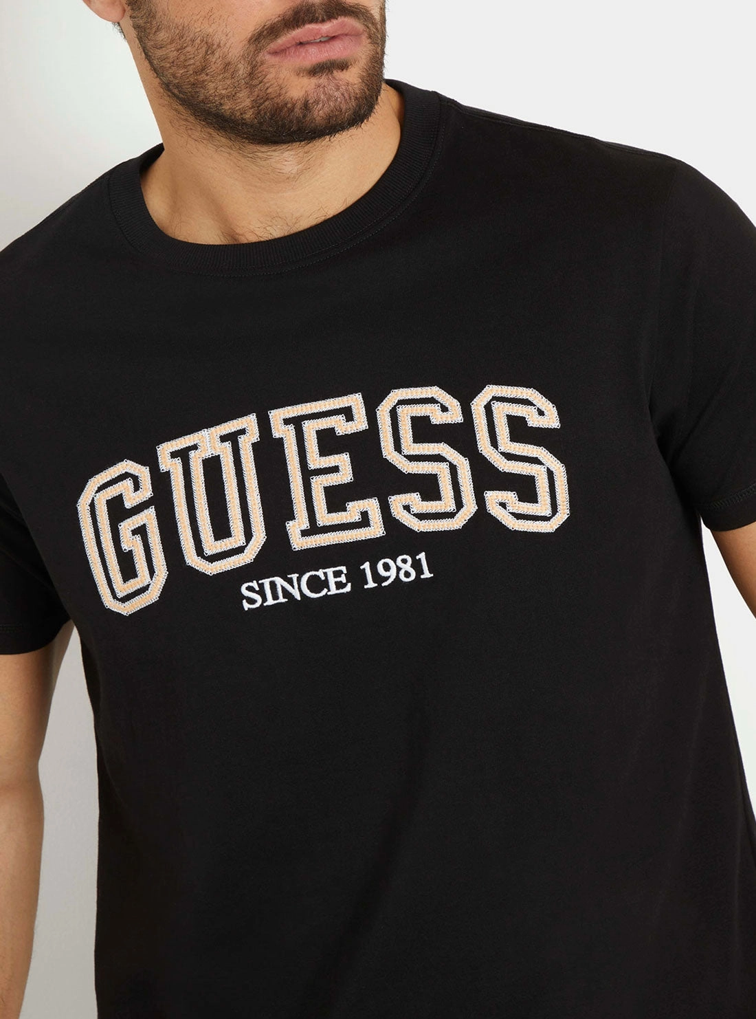 Eco Black College Logo T-Shirt