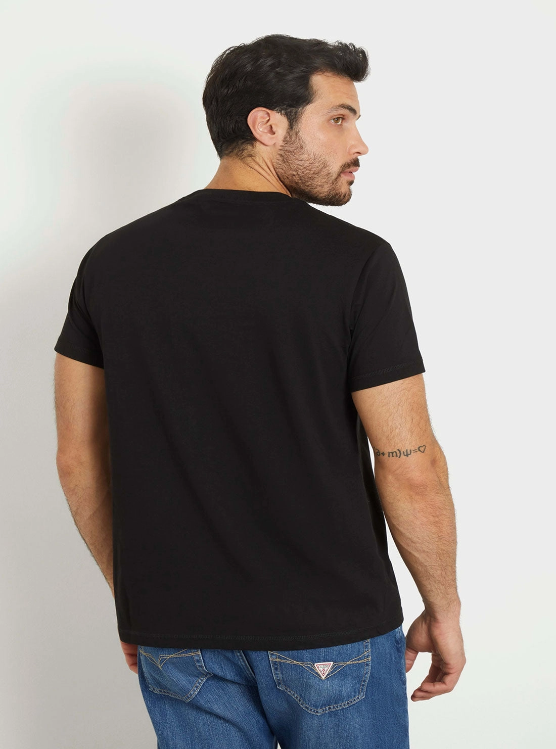 Eco Black College Logo T-Shirt