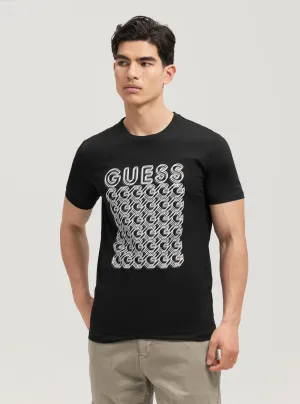 Eco Black Logo Chain T-Shirt