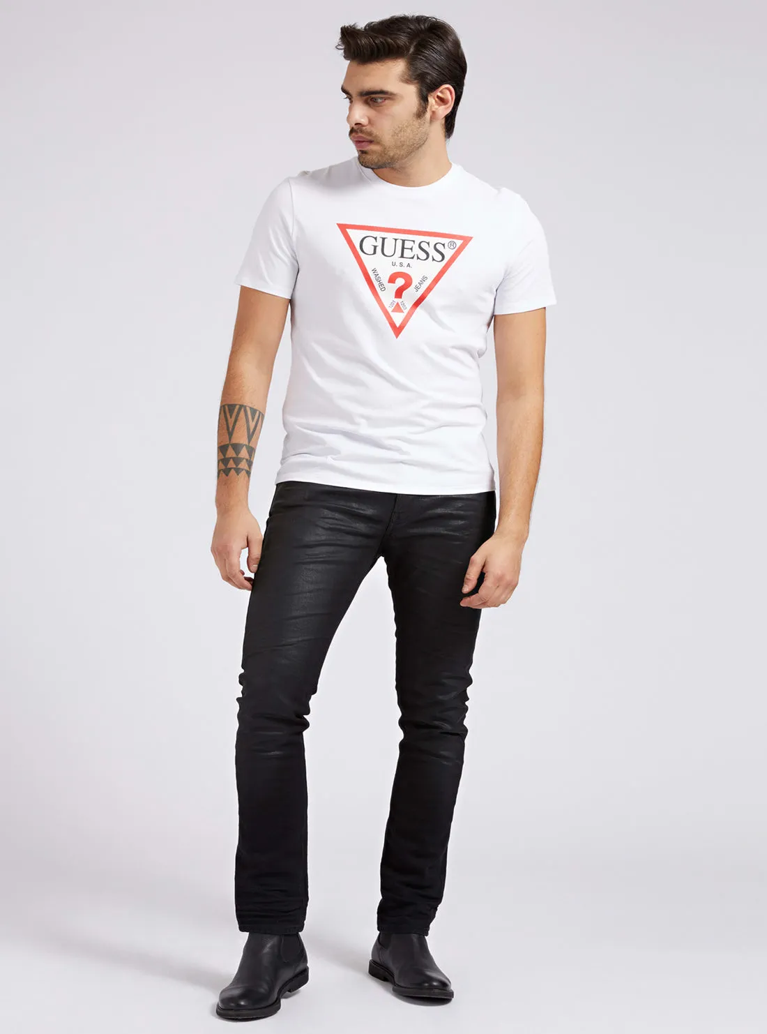 Eco White Original Logo T-Shirt
