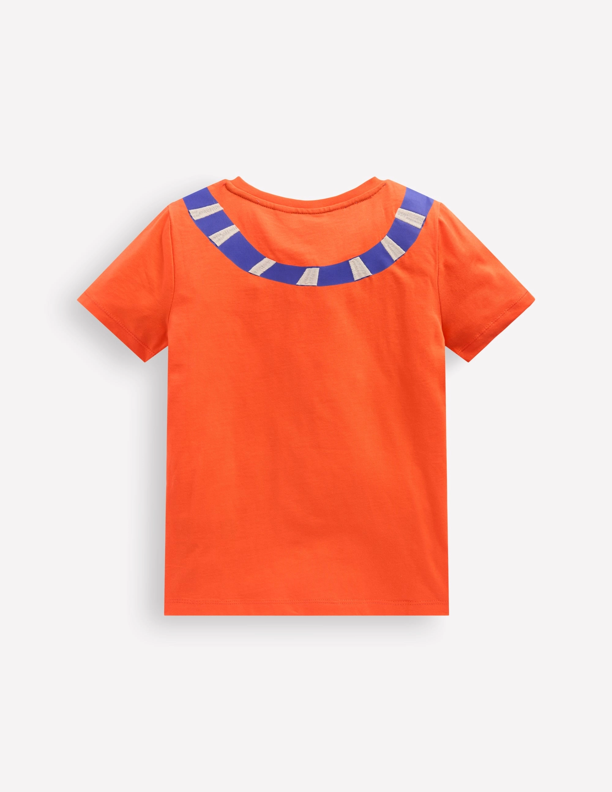 Fun Graphic T-shirt-Vermillion Orange Limur