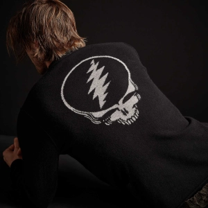 Grateful Dead Recycled Cashmere Sweater - Black