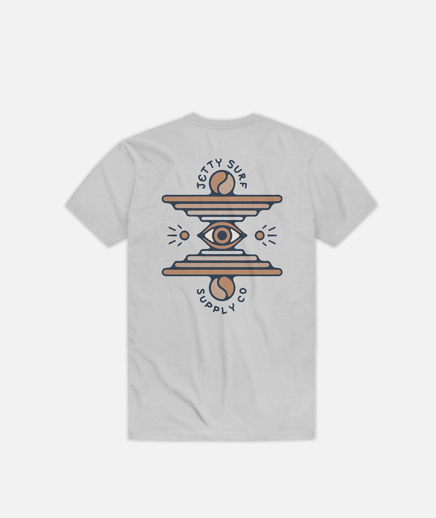 Grom Visions Tee - Light Grey