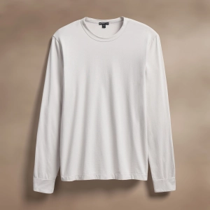 Heavy Luxe Jersey Long Sleeve - Light Mist