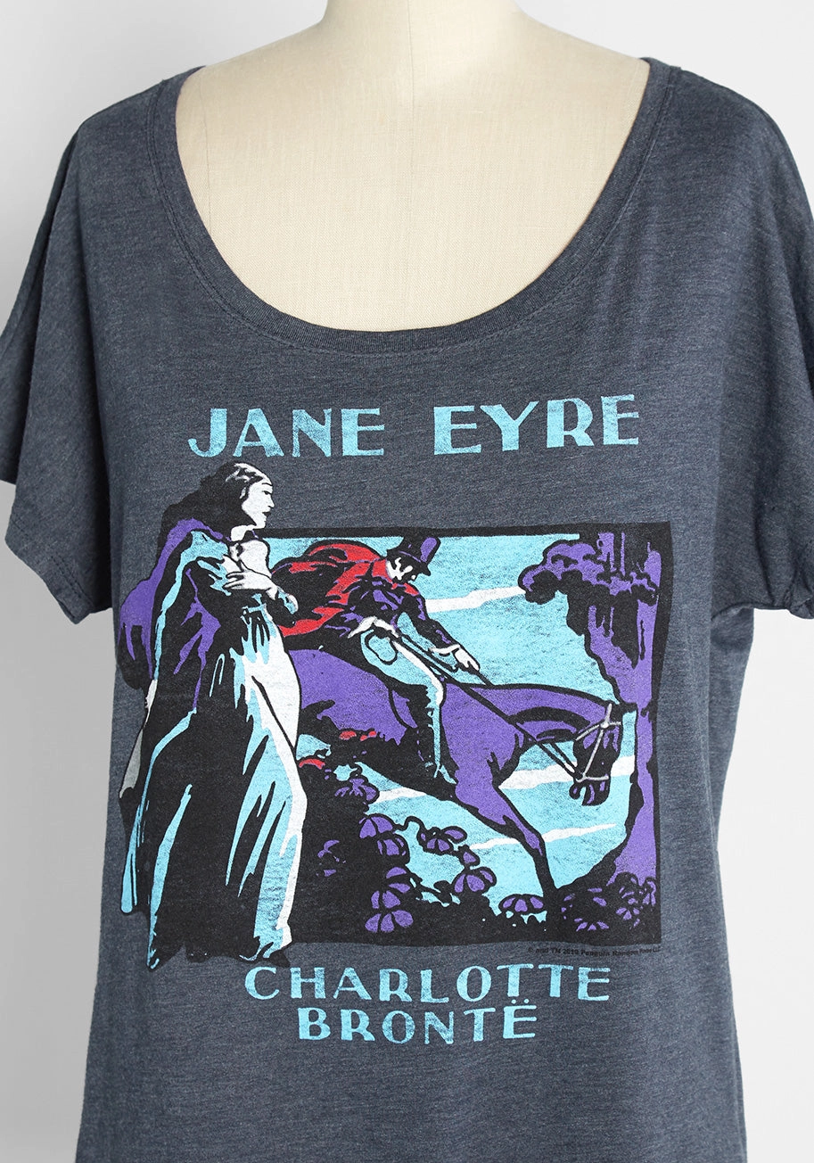 Here for Jane Eyre Graphic Tee