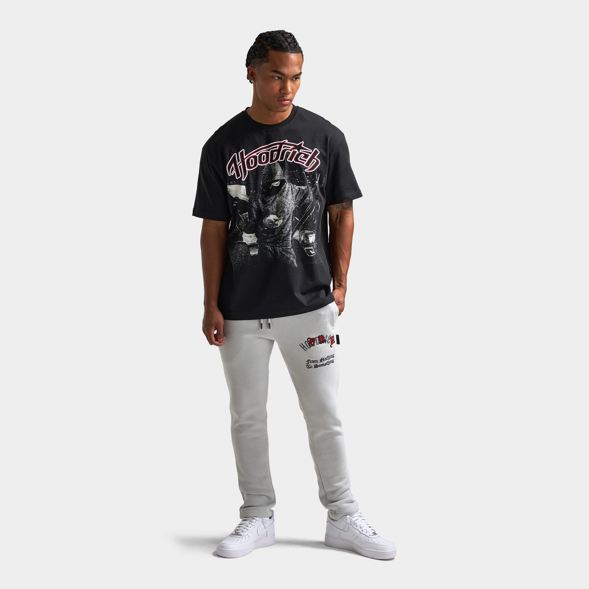 Hoodrich Galaxy Graphic T-Shirt Black / White - Lychee