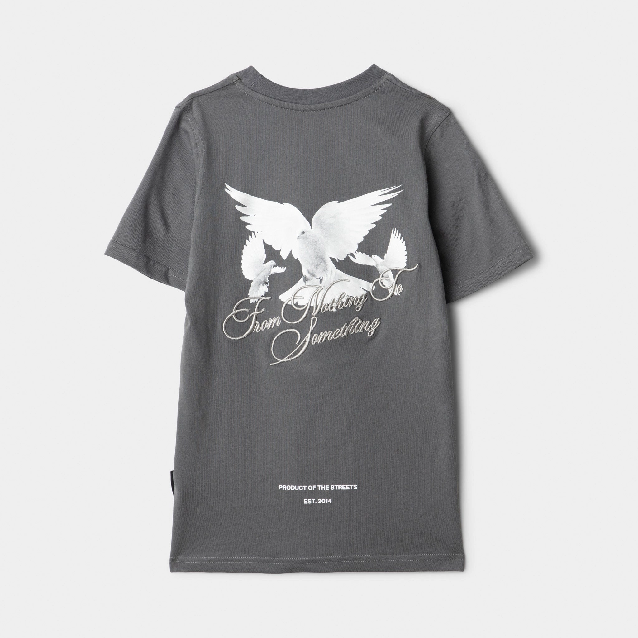 Hoodrich Junior Boys' Flight Graphic T-Shirt Lava Smoke / White - Quiet Grey