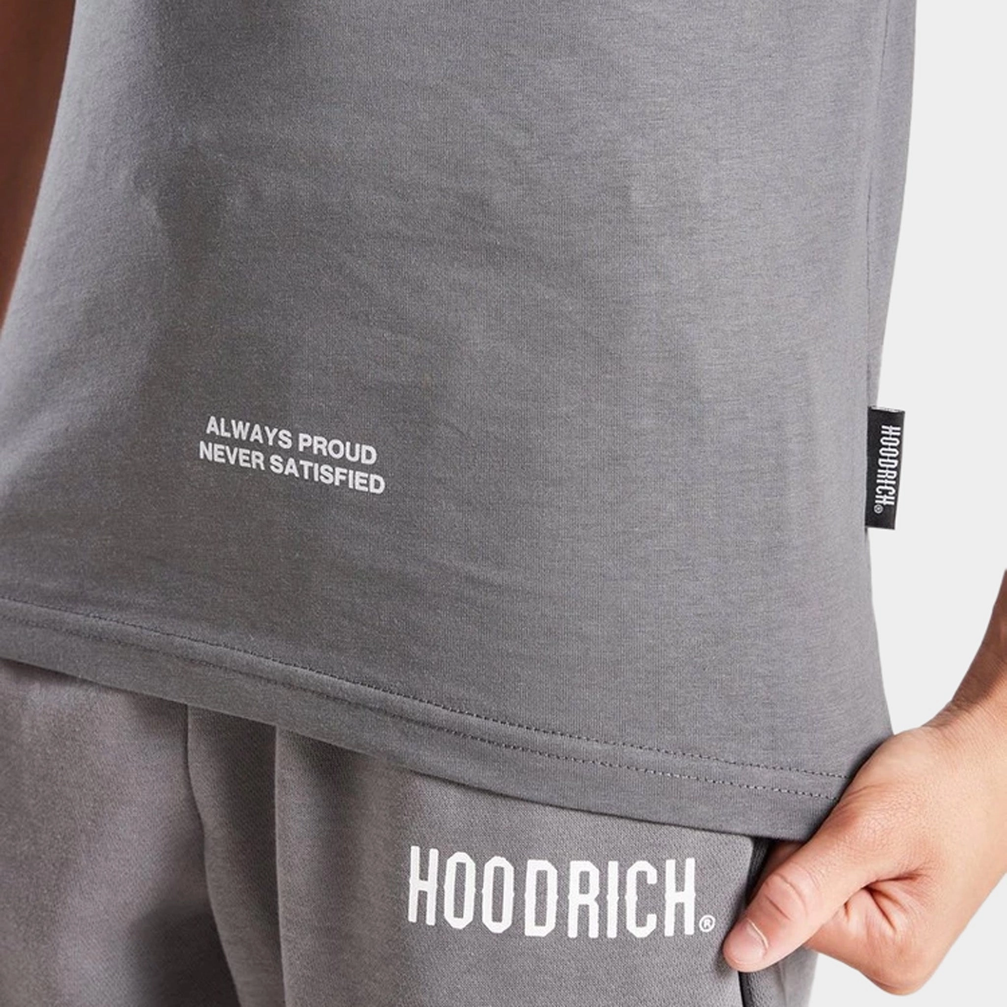 Hoodrich Junior Boys' Flight Graphic T-Shirt Lava Smoke / White - Quiet Grey