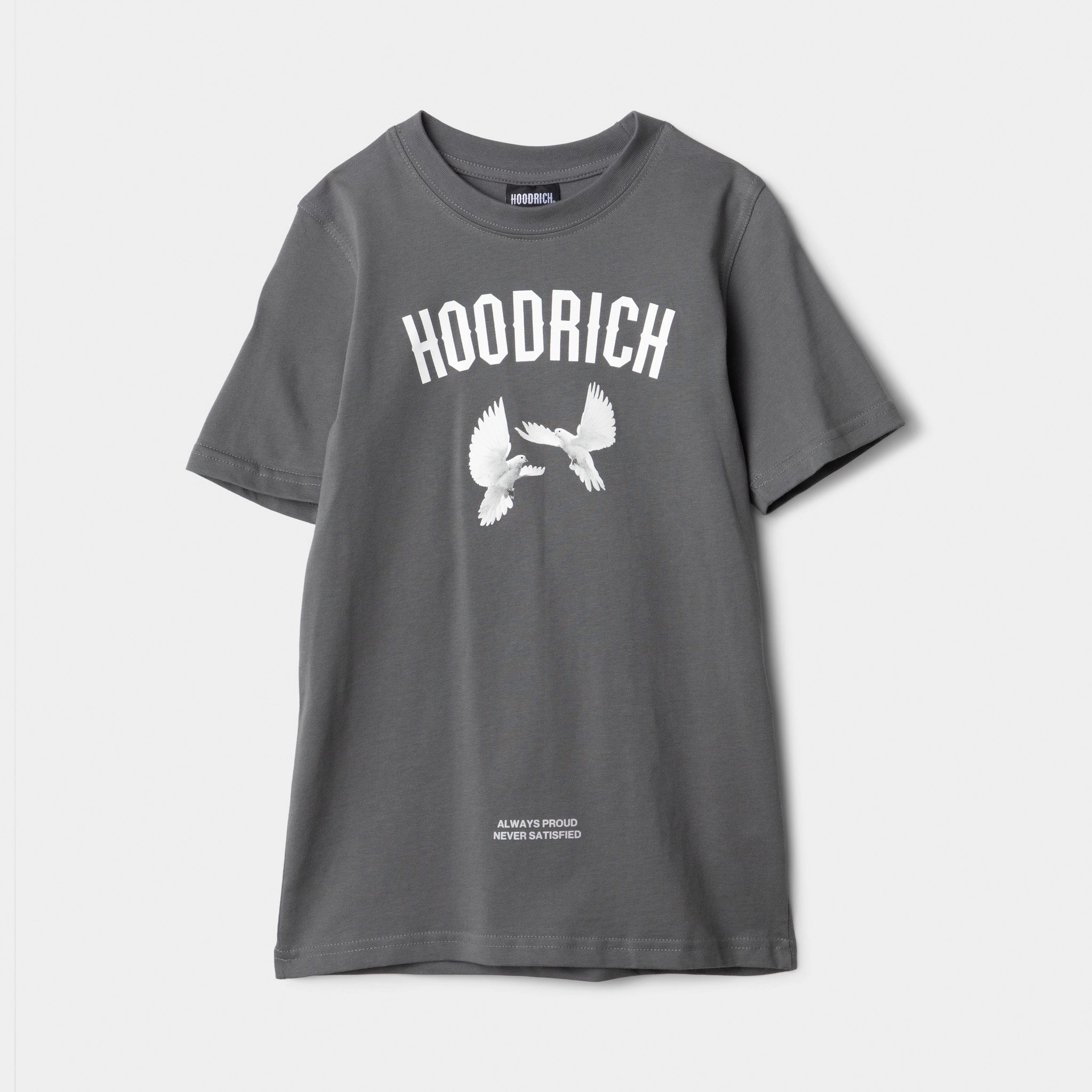 Hoodrich Junior Boys' Flight Graphic T-Shirt Lava Smoke / White - Quiet Grey