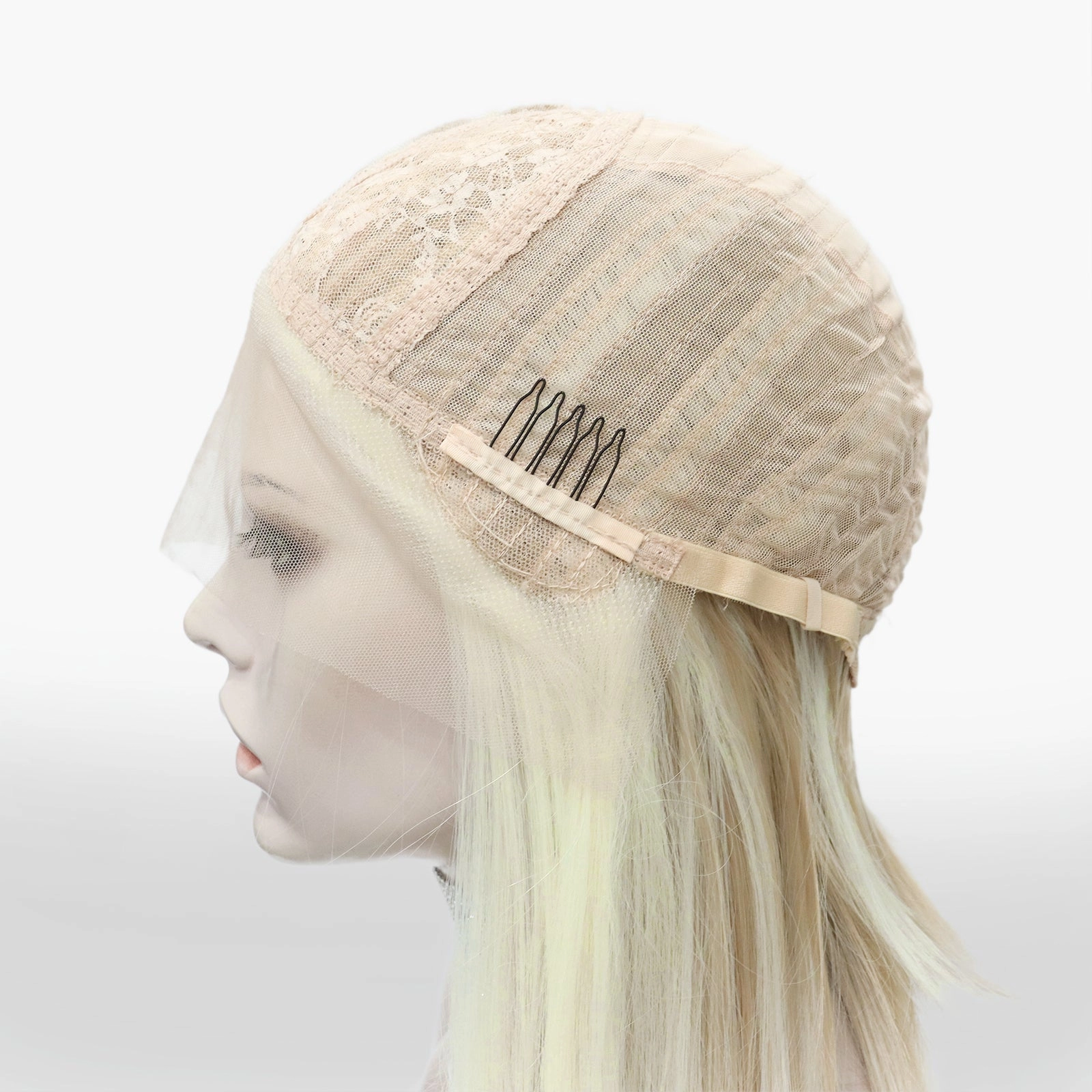 IMstyle Kacelyn Glueless Blonde with highlight bob hair style T-part lace front wigs shoulder length TS98-Y2327