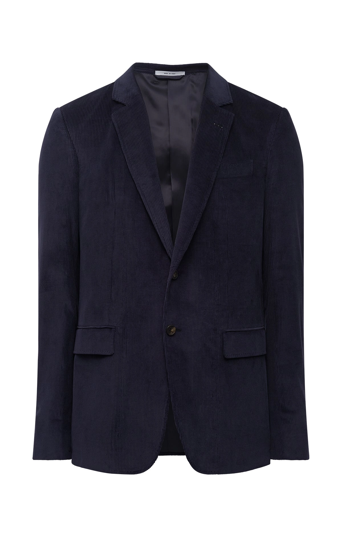 Irving Jacket in Dark Navy Sea Island Cotton Corduroy