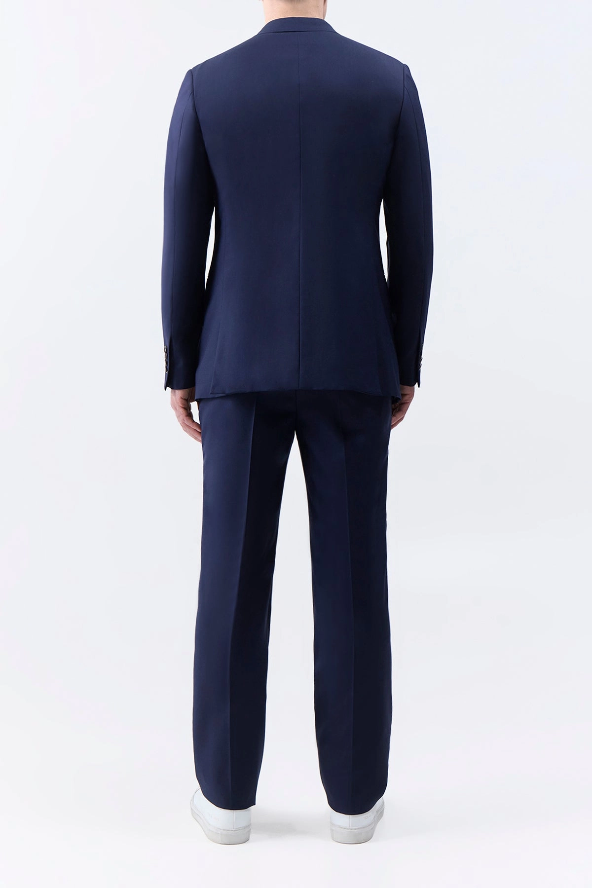 Irving Jacket in Dark Navy Virgin Wool Twill