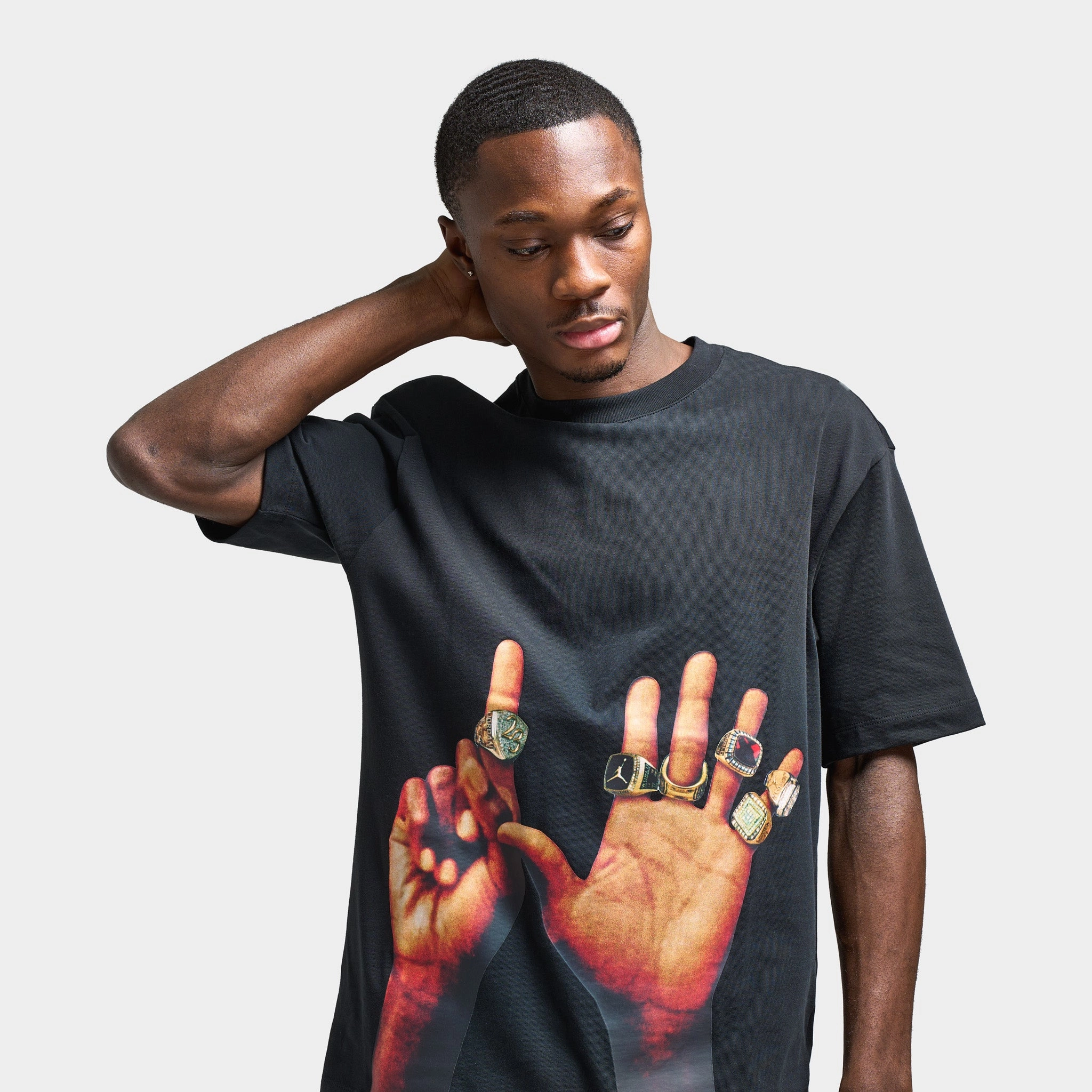 Jordan Flight MVP Rings Graphic T-Shirt Black / Sail