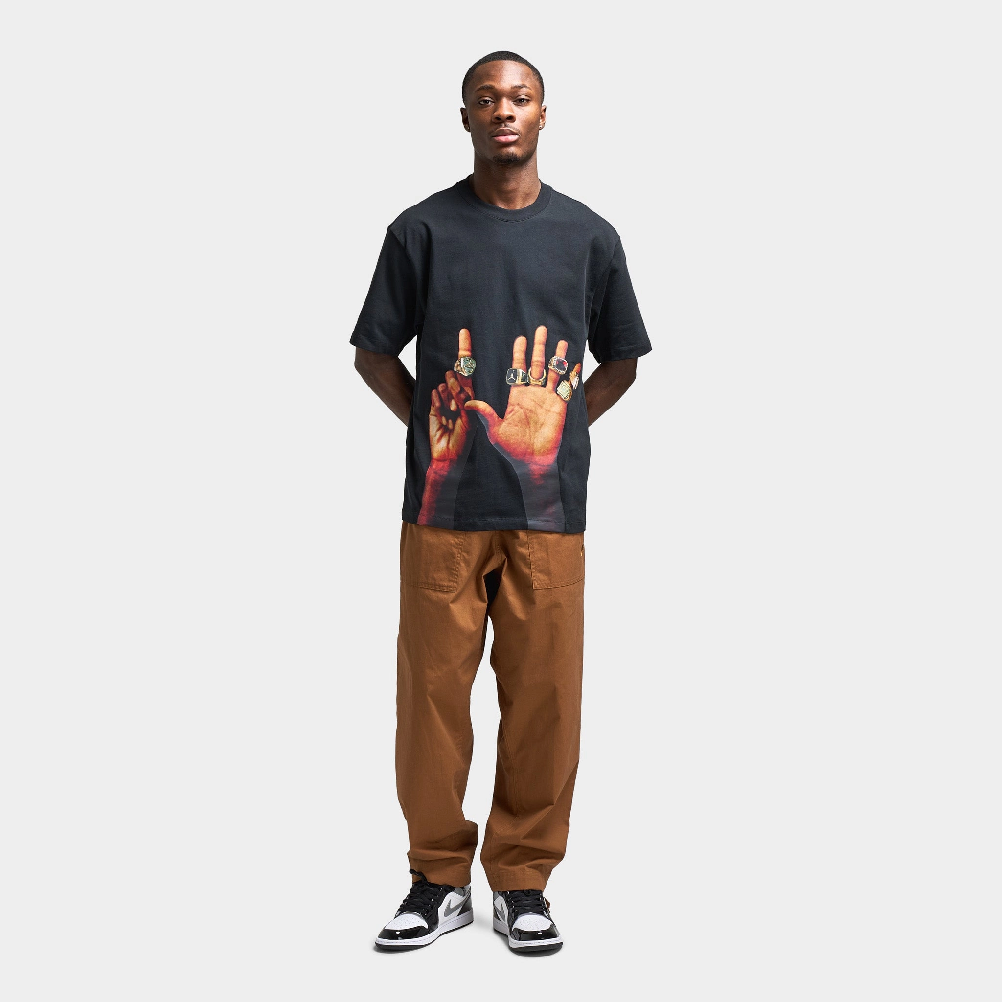 Jordan Flight MVP Rings Graphic T-Shirt Black / Sail