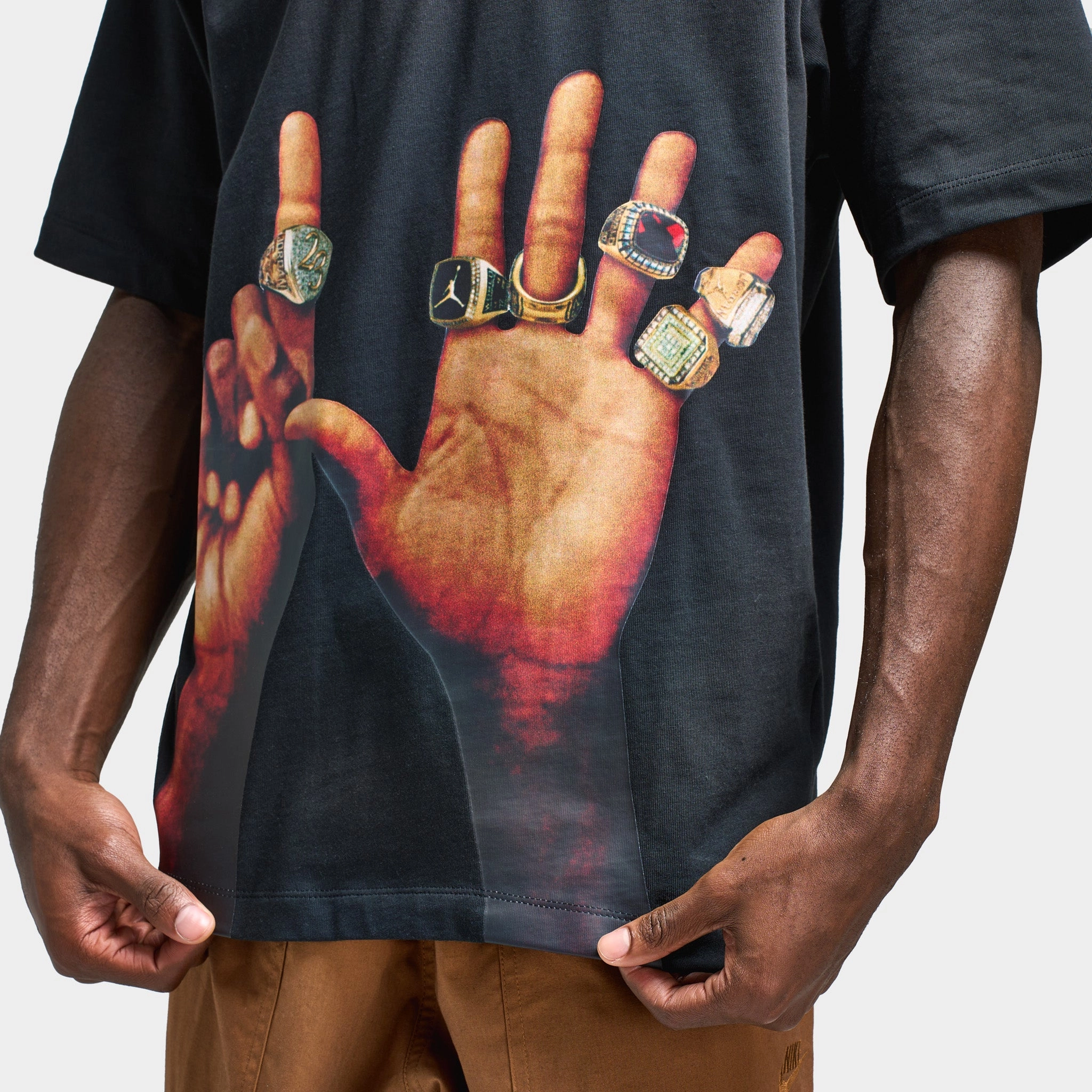 Jordan Flight MVP Rings Graphic T-Shirt Black / Sail